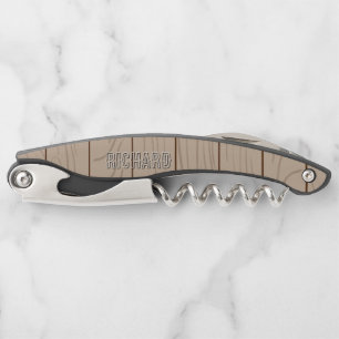 Personalised Name Corkscrew Stylish Wine Opener