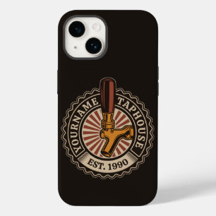 Personalised NAME Craft Beer Taphouse Brewery Bar  Case-Mate iPhone 14 Case