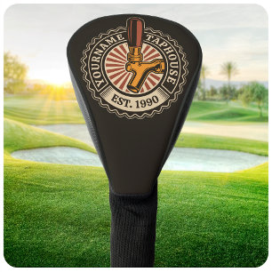 Personalised NAME Craft Beer Taphouse Brewery Bar Golf Head Cover