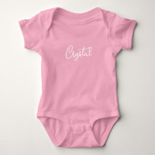 Personalised Name - Create Your Own Custom Name Baby Bodysuit
