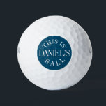 Personalised Name | Create Your Own Golf Balls<br><div class="desc">Classy,  yet still a little fun,  these golf balls with a personalised name are a great gift for you or your golf lover. Need help with colour or customisation? Just email us at hello@christiekelly.com for free assistance.</div>