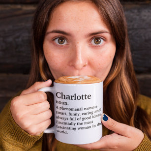 Personalised Name Custom Definition Coffee Mug