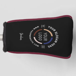 Personalised Name Custom logo branded promotional Golf Head Cover