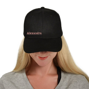 Personalised name , Custom Text Embroidered Hat