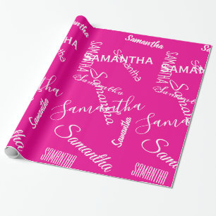 Personalised Name Custom Wrapping Paper