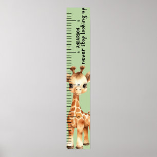 Personalised Name Cute  Baby Boy Growth Chart