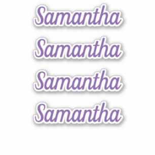 Personalised Name Decal Custom Times Four Sticker