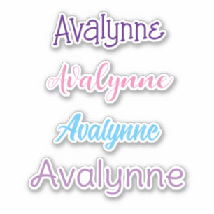 Personalised Name Decal Custom Times Four Sticker