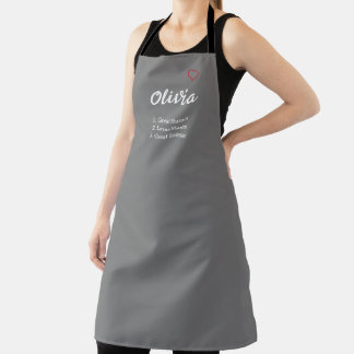 Personalised Name Definition  Apron