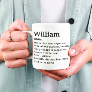 Personalised Name Definition Coffee Mug