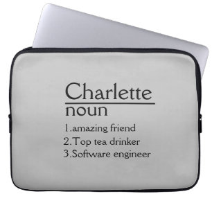 Personalised Name definition Electronics Bag