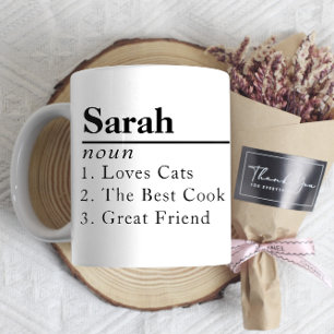 Personalised Name Definition Gift Mug