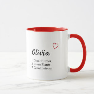 Personalised Name Definition  Mug