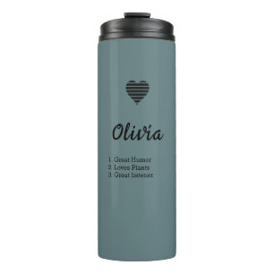 Personalised Name Definition  Thermal Tumbler
