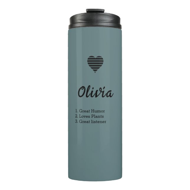 Personalised Name Definition  Thermal Tumbler (Front)