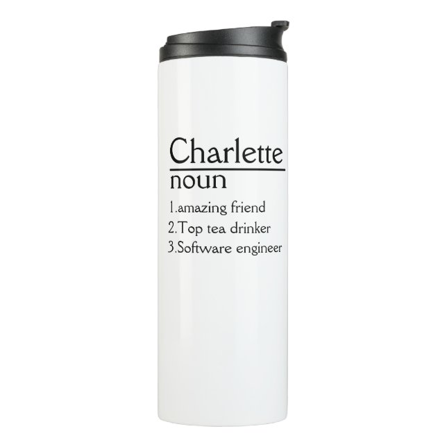 Personalised Name Definition  tumbler (Rotated Left)