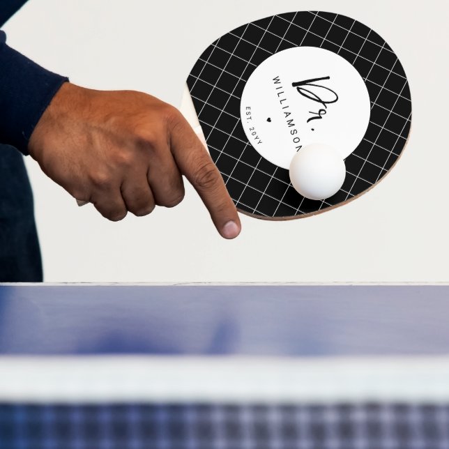 Personalised Name Doctor Medical School Doctoral  Ping Pong Paddle (Insitu)