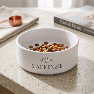 Personalised Name Dog and Cat Gifts Bowl