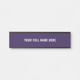 Personalised Name Door Sign Choose Font and Colour