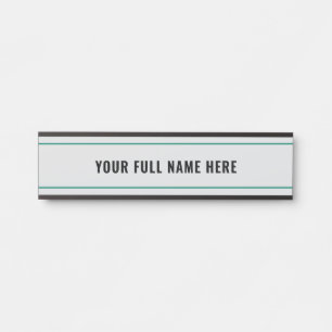 Personalised Name Door Sign Example Choose Colours