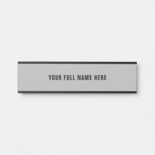Personalised Name Door Sign Your Colours and Fonts