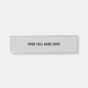 Personalised Name Door Sign Your Fonts and Colours