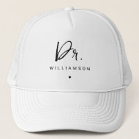 Personalised Name Dr Minimalist Doctor Graduation