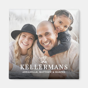 Personalised Name Family Photo Magnet