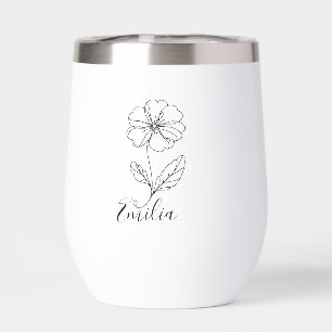 Personalised name February primrose Birth Flower