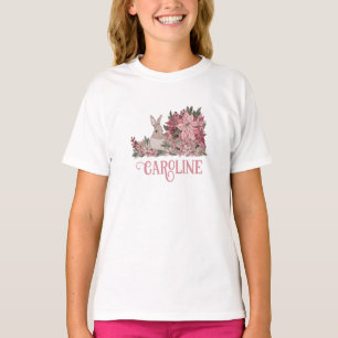 Personalised Name Floral Easter T-Shirt