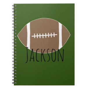 Personalised Name Football Notebook