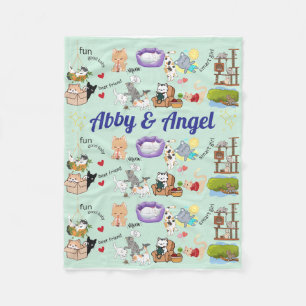 Personalised Name for You or your Child Fleece Blanket