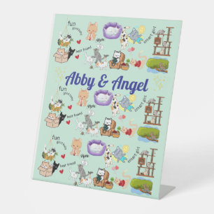 Personalised Name for You or your Child  Pedestal Sign