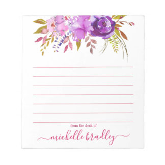 Personalised Name | From The Desk Of Notepad