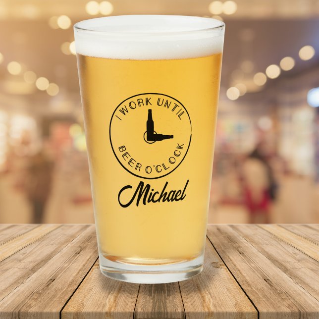 Personalised Name Funny Beer Glass (Creator Uploaded)