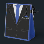 Personalised Name Funny Business Suit Tie Gift Box<br><div class="desc">Personalised Custom Name Text Elegant Business Suit with Neck Tie Gift Boxes MIGNED Design - Add Your Name / Text with Customisation tool ! Choose font / size / colour ! Good Luck - Be Happy :)</div>