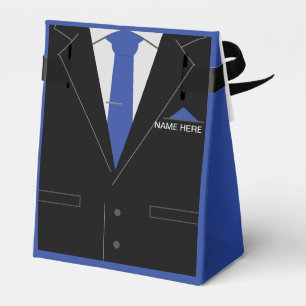 Personalised Name Funny Business Suit Tie Gift Box