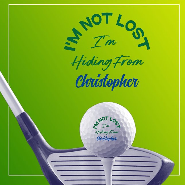 Personalised Name Funny Golf Balls (Creator Uploaded)