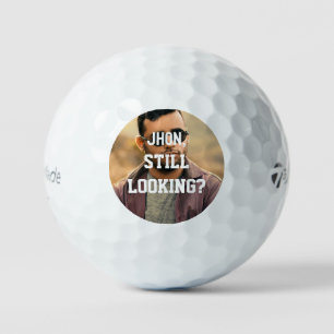 Personalised Name Funny Lost Gold family Work Golf Balls