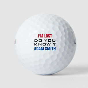 Personalised Name Funny Lost Golf Balls