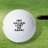 Personalised Name Funny Lost Message