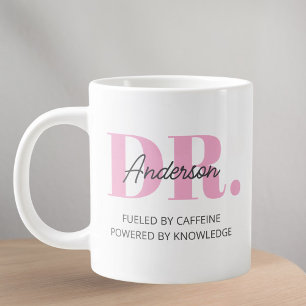 Personalised Name Funny Quote Doctor Graduation Large Coffee Mug