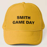 Personalised Name Game Day Yellow