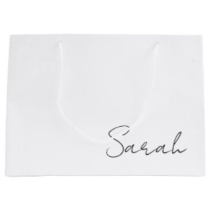 Personalised Name Gift Bags, Gift Bags, Thank You  Large Gift Bag