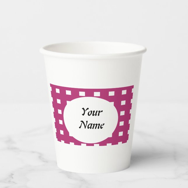 Personalised Name Gift Item Coffee Mug Paper Cups (Front)