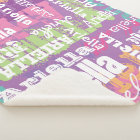 Personalised Name Girls Blanket