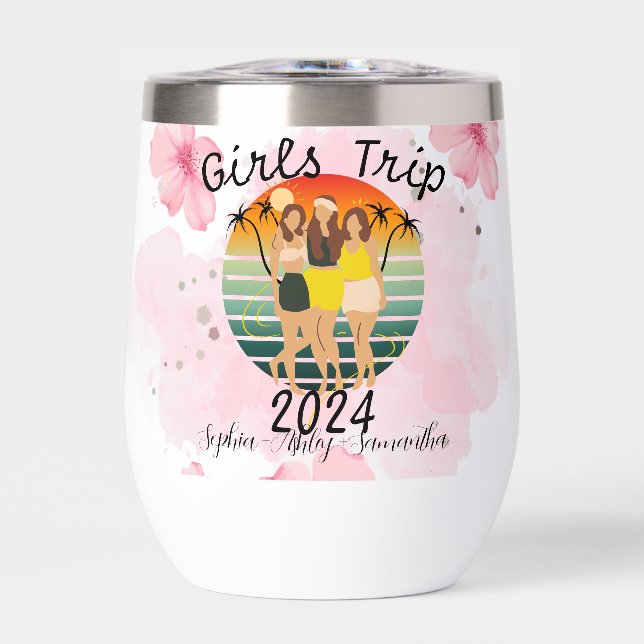 Personalised name girls trip 2024 (Front)