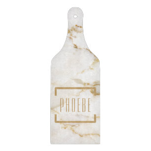 Personalised Name Gold Marble Pattern Mum Birthday Cutting Board