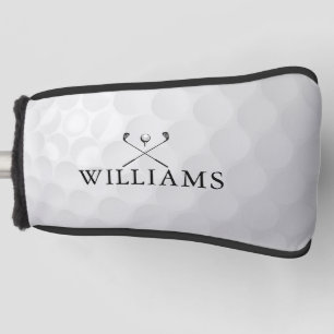 Personalised Name Golf Clubs And Ball Golf Head Cover