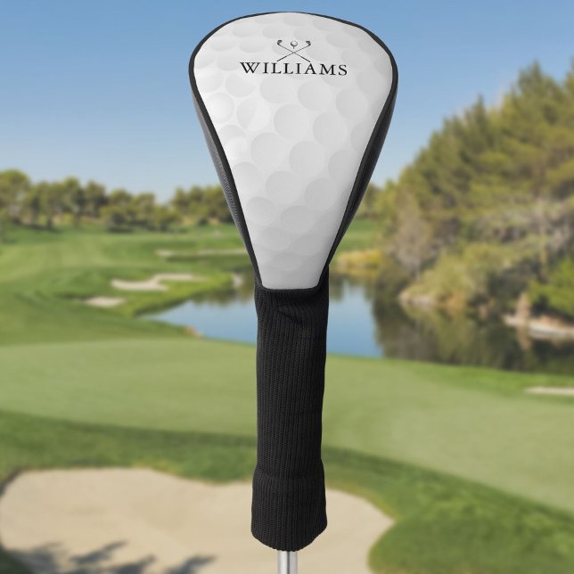 Personalised Name Golf Clubs And Ball Head Cover (Personalized Name Golf Clubs And Ball Golf Head Cover)